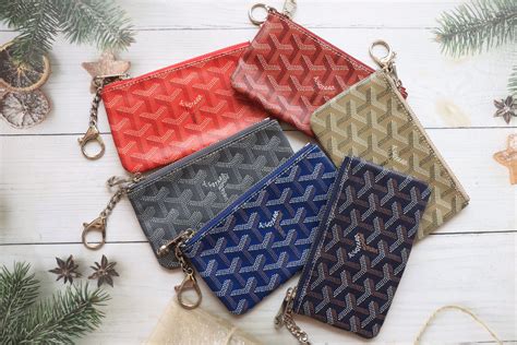 goyard key card holder|goyard card holder retail price.